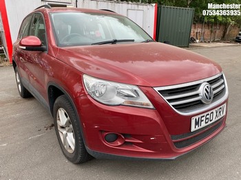 Location: Manchester - 2010 VOLKSWAGEN TIGUAN S TDI 4MOTION S-A ESTATE REG: MF60XRV, 1968cc DIESEL, 6 Speed Semi Auto Diesel, Former Keepers: 4, Keys: No, MOT Expiry date: 04/08/2025