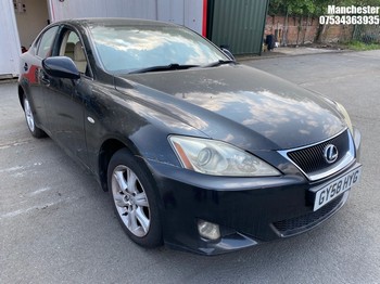 Location: Manchester - 2008 LEXUS IS 220D 4 Door Saloon REG: GY58HYG, 2231 Diesel, 6 Speed Manual Diesel, Former Keepers: 5, Keys: No, MOT Expiry date: 29/09/2026