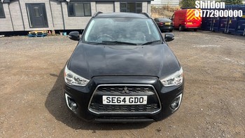 Location: Shildon - 2015 MITSUBISHI ASX 4 DI-D 4X4 ASX 5 Door SUV REG: SE64GDO, Keys: Yes, MOT Expiry date: 02/02/2026, 1798 CC Diesel, 6 Speed Manual Diesel, Former Keepers: 1