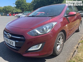 Location: Birmingham - 2016 HYUNDAI I30 SE BLUE DRIVE CRDI 5 DOOR HATCHBACK REG: YN16SKV, 1582cc DIESEL, 6 SPEED MANUAL DIESEL, Former Keepers: 1, Keys: Yes, MOT Expiry date: 20/08/2026