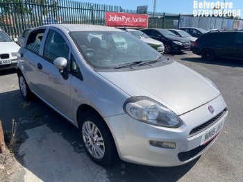 Location: Belvedere - 2016 FIAT PUNTO POP + 5 Door Hatchback REG: MM16JKX, Keys: No, MOT Expiry date: 31/01/2026, 1242 Petrol, 5 Speed Manual Petrol, Former Keepers: 2