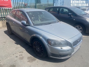 Location: Belvedere - 2008 VOLVO C30 SE LUX 3 Door Hatchback REG: NA58VNW, Keys: No, MOT Expiry date: 11/04/2026, 1798 Petrol, 5 Speed Manual Petrol, Former Keepers: 8
