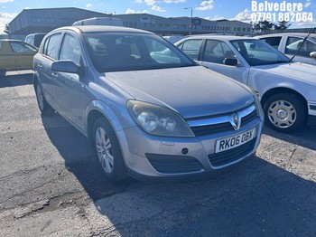 Location: Belvedere - 2006 VAUXHALL ASTRA ACTIVE AUTO 5 Door Hatchback REG: RK06OBX, Keys: No, MOT Expiry date: 20/02/2027, 1796 Petrol, AUTOMATIC, Former Keepers: 10