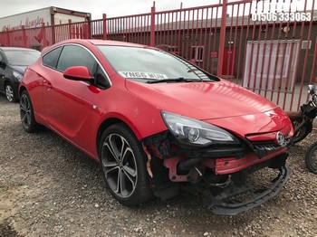 NOTE: ATF Registered Buyers ONLY - Location: Edinburgh - 2016 VAUXHALL ASTRA GTC LIMITED ED CDTI 3 Door Hatchback REG: YN66WUM, Keys: No, 1598 Diesel, 6 Speed Manual Diesel, Former Keepers: 3