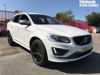 Location: Edinburgh - 2015 VOLVO XC60 R-DESIGN LUX NAV D5 Estate REG: KV15OJX, Keys: Yes, MOT Expiry date: 16/02/2027, 2400 Diesel, 6 Speed Auto Diesel, Former Keepers: 3