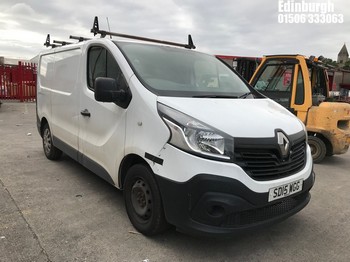 Location: Edinburgh - 2015 RENAULT TRAFIC SL27 BUSINESS ENER Panel Van REG: SD15WGG, Keys: Yes, MOT Expiry date: 17/09/2026, 1598 Diesel, 6 Speed Manual Diesel, Former Keepers: 4