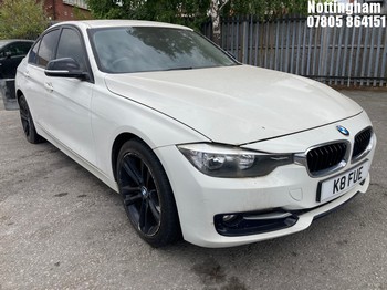Location: Nottingham - 2013 BMW 316I SPORT 4 Door Saloon REG: K8FUE, Keys: No, MOT Expiry date: 30/09/2025, 1598 Petrol, 6 Speed Manual Petrol, Former Keepers: 4