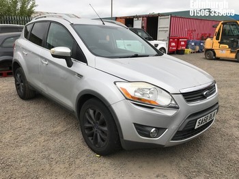 Location: Edinburgh - 2008 FORD KUGA ZETEC TDCI Estate REG: SA58BLN, Keys: No, MOT Expiry date: 04/06/2027, 1997 Diesel, 6 Speed Manual Diesel, Former Keepers: 12