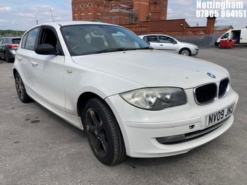 Location: Nottingham - 2009 BMW 116I SPORT 5 Door Hatchback REG: NV09JNU, Keys: No, MOT Expiry date: 12/03/2026, 1995 Petrol, 6 Speed Manual Petrol, Former Keepers: 6