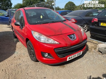 Location: Mitcham - 2009 PEUGEOT 207 VERVE 3 Door Hatchback REG: MA59SXE, Keys: No, MOT Expiry date: 11/11/2026, 1360 Petrol, 5 Speed Manual Petrol, Former Keepers: 9