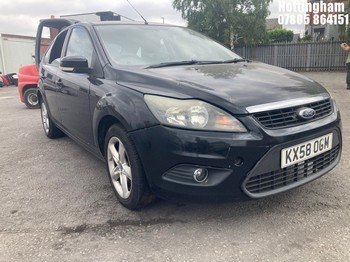 Location: Nottingham - 2008 FORD FOCUS ZETEC 5 Door Hatchback REG: KX58OGM, Keys: No, MOT Expiry date: 14/02/2027, 1596 Petrol, 5 Speed Manual Petrol, Former Keepers: 4