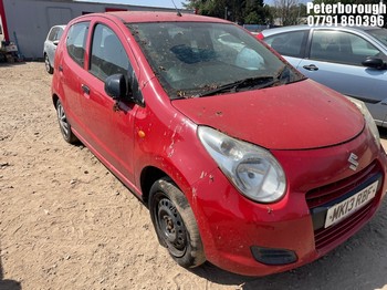 Location: Peterborough - 2013 SUZUKI ALTO SZ 5 Door Hatchback REG: MK13RBF, Keys: No, MOT Expiry date: 29/08/2026, 996 Petrol, 5 Speed Manual Petrol, Former Keepers: 3