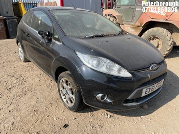 Location: Peterborough - 2011 FORD FIESTA ZETEC TDCI 70 3 Door Hatchback REG: EX61FOD, Keys: No, MOT Expiry date: 15/11/2025, 1399 Diesel, 5 Speed Manual Diesel, Former Keepers: 6