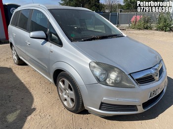 Location: Peterborough - 2007 VAUXHALL ZAFIRA ENERGY MPV REG: AR07HAE, Keys: No, MOT Expiry date: 23/08/2025, 1598 Petrol, 5 Speed Manual Petrol, Former Keepers: 6