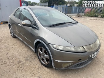 Location: Peterborough - 2006 HONDA CIVIC ES I-CTDI 5 Door Hatchback REG: RF06OGB, Keys: No, MOT Expiry date: 08/09/2025, 2204 Diesel, 6 Speed Manual Diesel, Former Keepers: 6