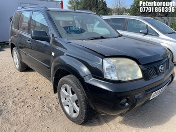 Location: Peterborough - 2005 NISSAN X-TRAIL SPORT Estate REG: OV55JXP, Keys: No, MOT Expiry date: 06/11/2025, 2488 Petrol, 5 Speed Manual Petrol, Former Keepers: 4