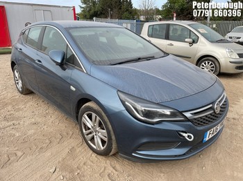 Location: Peterborough - 2016 VAUXHALL ASTRA DESIGN CDTI 5 Door Hatchback REG: FA16YNO, Keys: No, MOT Expiry date: 03/03/2026, 1598 Diesel, 6 Speed Manual Diesel, Former Keepers: 4