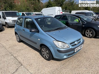 Location: Brentwood - 2007 HYUNDAI GETZ GSI 3 Door Hatchback REG: WJ57NVH, Keys: No, MOT Expiry date: 16/05/2026, 1086 Petrol, 5 Speed Manual Petrol, Former Keepers: 7