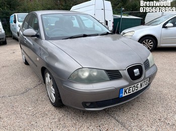 Location: Brentwood - 2005 SEAT IBIZA SPORT 16V 3 Door Hatchback REG: KE05NTG, Keys: No, MOT Expiry date: 24/02/2026, 1390 Petrol, 5 Speed Manual Petrol, Former Keepers: 6