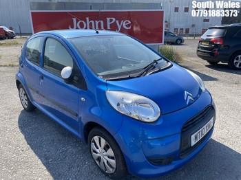 Location: South Wales - 2010 CITROEN C1 SPLASH 5 Door Hatchback REG: MT10XWL, Keys: No, MOT Expiry date: 28/05/2025, 998 Petrol, 5 Speed Manual Petrol, Former Keepers: 4