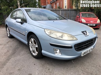 Location: Nottingham - 2005 PEUGEOT 407 X-LINE HDI 4 Door Saloon REG: KM55KCN, Keys: No, MOT Expiry date: 01/12/2025, 1997 Diesel, 6 Speed Manual Diesel, Former Keepers: 11