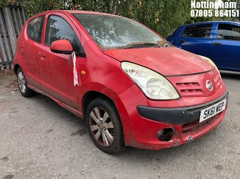 Location: Nottingham - 2011 NISSAN PIXO N-TEC 5 Door Hatchback REG: SK61WEP, Keys: No, MOT Expiry date: 05/02/2026, 996 Petrol, 5 Speed Manual Petrol, Former Keepers: 5