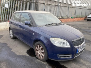 NOTE: ATF Registered Buyers ONLY - Location: Hayes - 2009 SKODA FABIA 2 HTP 70 5 Door Hatchback REG: GY09EUN, Keys: No, 1198 Petrol, 5 Speed Manual Petrol, Former Keepers: 7