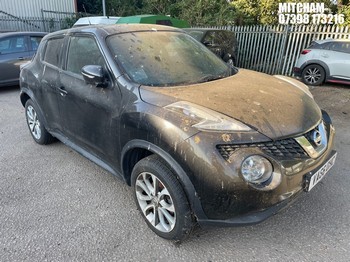 Location: Mitcham - 2017 NISSAN JUKE TEKNA DCI 5 Door Hatchback REG: VA66OHC, Keys: No, MOT Expiry date: 15/01/2026, 1461 Diesel, 6 Speed Manual Diesel, Former Keepers: 3