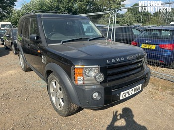 Location: Mitcham - 2007 LAND ROVER DISCOVERY TDV6 HSE A Estate REG: GP07WNM, Keys: No, MOT Expiry date: 06/11/2025, 2720 Diesel, 6 Speed Auto Diesel, Former Keepers: 7