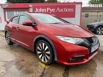 Location: Hull - 2014 HONDA CIVIC I-VTEC SR 5 Door Hatchback REG: ST64VFN, Keys: No, MOT Expiry date: 11/07/2026, 1798 Petrol, 6 Speed Manual Petrol, Former Keepers: 2