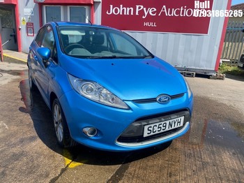 Location: Hull - 2010 FORD FIESTA ZETEC 5 Door Hatchback REG: SC59NYH, Keys: Yes, MOT Expiry date: 04/03/2026, 1242 Petrol, 5 Speed Manual Petrol, Former Keepers: 3