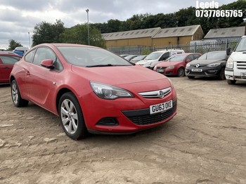 Location: Leeds - 2013 VAUXHALL ASTRA GTC SPORT TURBO AUT 3 Door Hatchback REG: GU63OKE, Keys: No, MOT Expiry date: 12-02-2026, 1364 Petrol, 6 Speed Auto Petrol, Former Keepers: 4