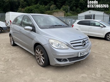 Location: Leeds - 2007 MERCEDES B170 SE MPV REG: BG07PUV, Keys: No, MOT Expiry date: 05-11-2026, 1699 Petrol, 5 Speed Manual Petrol, Former Keepers: 6