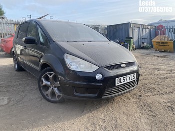 Location: Leeds - 2008 FORD S-MAX TITANIUM TDCI 6G MPV REG: BL57YLS, Keys: No, MOT Expiry date: 09-10-2026, 1997 Diesel, 6 Speed Manual Diesel, Former Keepers: 4