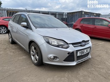 Location: Leeds - 2012 FORD FOCUS ZETEC TDCI Estate REG: YB61JVJ, Keys: No, MOT Expiry date: 15-07-2026, 1560 Diesel, 6 Speed Manual Diesel, Former Keepers: 5