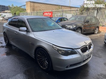 Location: Hayes - 2006 BMW 523I SE AUTO 4 Door Saloon REG: LT06DVW, Keys: No, MOT Expiry date: 15/10/2026, 2497 Gas Bi Fuel, 6 Speed Auto Petrol, Former Keepers: 10