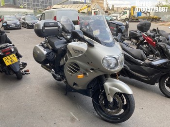 Location: Hayes - 1998 TRIUMPH T312 TROPHY Motorcycle REG: S172MFP, Keys: No, MOT Expiry date: 21/07/2023, 1188 Petrol, 6 Speed Manual, Former Keepers: 14