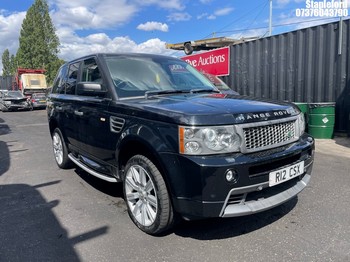 Location: Stapleford - 2009 LAND ROVER RANGE ROVER SP HST TDV8 A Estate REG: R12CSX, Keys: Yes, MOT Expiry date: 18/11/2026, 3628 Diesel, 6 Speed Auto Diesel, Former Keepers: 4