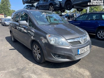 Location: Stapleford - 2012 VAUXHALL ZAFIRA DESIGN CDTI MPV REG: DY12VEV, Keys: Yes, MOT Expiry date: 05/02/2027, 1686 Diesel, 6 Speed Manual Diesel, Former Keepers: 7