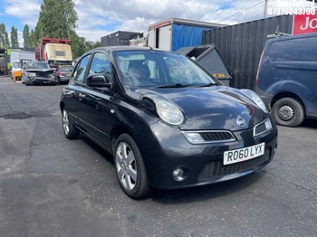 Location: Stapleford - 2010 NISSAN MICRA N-TEC 5 Door Hatchback REG: RO60LYX, Keys: Yes, MOT Expiry date: 30/07/2026, 1240 Petrol, 5 Speed Manual Petrol, Former Keepers: 8