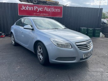 Location: Stapleford - 2013 VAUXHALL INSIGNIA EXCLUSIV CDTI 5 Door Hatchback REG: VX63EAJ, Keys: No, MOT Expiry date: 10/09/2026, 1956 Diesel, 6 Speed Manual Diesel, Former Keepers: 5