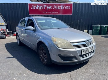 Location: Stapleford - 2006 VAUXHALL ASTRA ACTIVE 5 Door Hatchback REG: ND06YHT, Keys: Yes, MOT Expiry date: 02/03/2027, 1364 Petrol, 5 Speed Manual Petrol, Former Keepers: 3