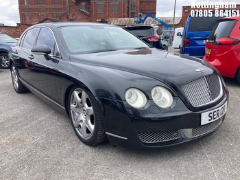 Location: Nottingham - 2008 BENTLEY CONTINENTAL FLYING SPUR A 4 DOOR SALOON REG: SER12R, 5998cc PETROL, 6 SPEED AUTO PETROL, Former Keepers: 4, Keys: Yes, MOT Expiry date: 22/09/2026