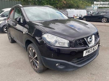 Location: Manchester - 2013 NISSAN QASHQAI N-TEC + 5 Door Hatchback REG: PN13WLC, 1598 Petrol, 6 Speed Manual Petrol, Former Keepers: 4, Keys: No, MOT Expiry date: 02/09/2026