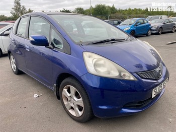 Location: Manchester - 2009 HONDA JAZZ I-VTEC ES 5 Door Hatchback REG: SL09VSY, 1339 Petrol, 5 Speed Manual Petrol, Former Keepers: 9, Keys: No, MOT Expiry date: 22/01/2027