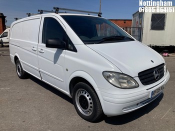 Location: Nottingham - 2005 MERCEDES VITO 111 CDI LONG Panel Van REG: RF05WLL, 2148cc DIESEL, 6 Speed Manual Diesel, Former Keepers: 5, Keys: Yes, MOT Expiry date: 01/02/2027