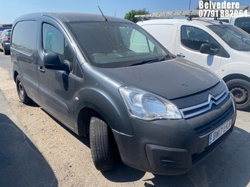 Location: BELVEDERE - 2017 CITROEN BERLINGO 625 EN-PRISE BLU Panel Van REG: BW17LKA, 1560cc Diesel, 5 Speed Manual Diesel, Former Keepers: 4, Keys: No, MOT: Expiry date22/01/2027
