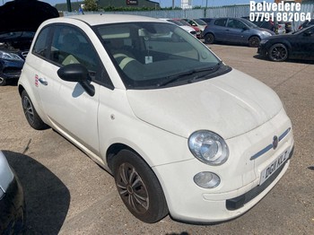 Location: BELVEDERE - 2011 FIAT 500 POP 3 DOOR HATCHBACK REG: DG11KLZ, 1242cc PETROL, 5 SPEED MANUAL PETROL, Former Keepers: 7, Keys: No, MOT: Expiry date29/06/2027