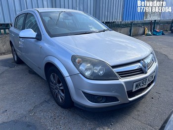 Location: BELVEDERE - 2009 VAUXHALL ASTRA DESIGN AUTO 5 Door Hatchback REG: MK59HZM, 1796cc PETROL, 4 Speed Auto Petrol, Former Keepers: 10, Keys: No, MOT: Expiry date27/10/2026