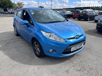 Location: Belvedere - 2012 FORD FIESTA ZETEC AUTO 5 DOOR HATCHBACK REG: LY12KPP, 1388cc PETROL, 4 SPEED AUTO PETROL, Former Keepers: 3, Keys: Yes, MOT Expiry date: 23/08/2026